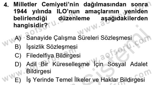 Sosyal Politika Dersi 2022 - 2023 Yılı Yaz Okulu Sınav Soruları 4. Soru