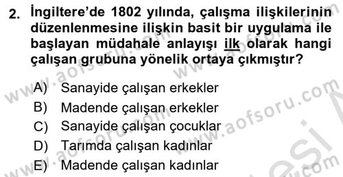 Sosyal Politika Dersi 2023 - 2024 Yılı (Final) Dönem Sonu Sınav Soruları 2. Soru