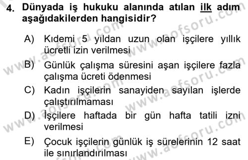 Sosyal Politika Dersi 2023 - 2024 Yılı (Final) Dönem Sonu Sınav Soruları 4. Soru