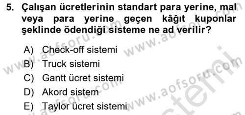 Sosyal Politika Dersi 2023 - 2024 Yılı Yaz Okulu Sınav Soruları 5. Soru