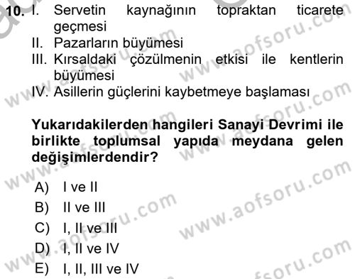 Sosyal Politika Dersi 2025 - 2026 Yılı (Vize) Ara Sınav Soruları 10. Soru