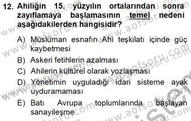 Sosyal Politika 1 Dersi 2012 - 2013 Yılı (Vize) Ara Sınav Soruları 12. Soru