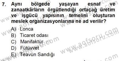Sosyal Politika 1 Dersi 2012 - 2013 Yılı (Vize) Ara Sınav Soruları 7. Soru