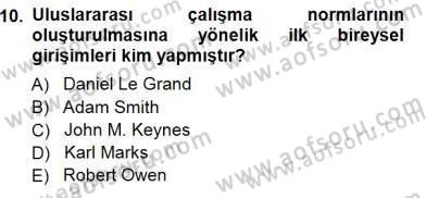 Sosyal Politika 1 Dersi 2012 - 2013 Yılı (Final) Dönem Sonu Sınav Soruları 10. Soru