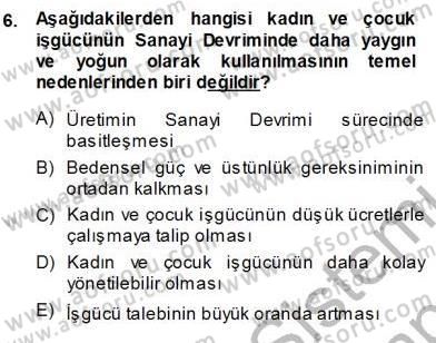 Sosyal Politika 1 Dersi Ara Sınavı Deneme Sınav Soruları 6. Soru