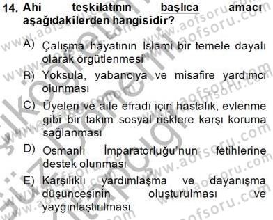 Sosyal Politika 1 Dersi 2014 - 2015 Yılı (Vize) Ara Sınav Soruları 14. Soru