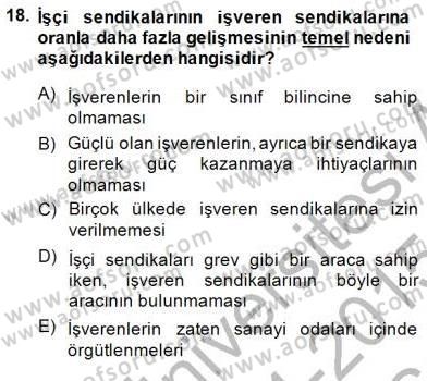 Sosyal Politika 1 Dersi Ara Sınavı Deneme Sınav Soruları 18. Soru