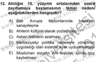 Sosyal Politika 1 Dersi 2015 - 2016 Yılı (Vize) Ara Sınav Soruları 13. Soru