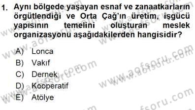 Sosyal Politika 1 Dersi 2015 - 2016 Yılı (Final) Dönem Sonu Sınav Soruları 1. Soru