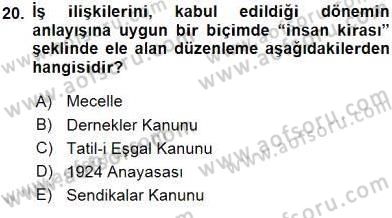 Sosyal Politika 1 Dersi Ara Sınavı Deneme Sınav Soruları 20. Soru