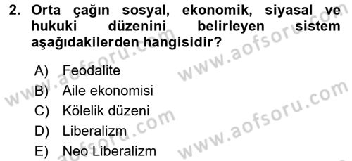 Sosyal Politika 1 Dersi 2019 - 2020 Yılı (Final) Dönem Sonu Sınav Soruları 2. Soru