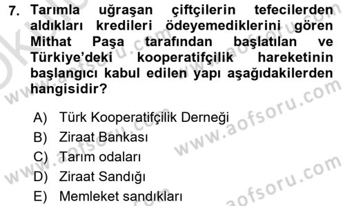 Sosyal Politika 1 Dersi 2020 - 2021 Yılı Yaz Okulu Sınav Soruları 7. Soru