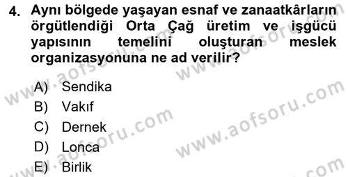 Sosyal Politika 1 Dersi 2023 - 2024 Yılı Yaz Okulu Sınav Soruları 4. Soru