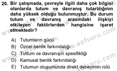 Sosyal Politika 1 Dersi 2025 - 2026 Yılı (Vize) Ara Sınav Soruları 20. Soru