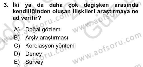 Sosyal Politika 1 Dersi 2025 - 2026 Yılı (Vize) Ara Sınav Soruları 3. Soru