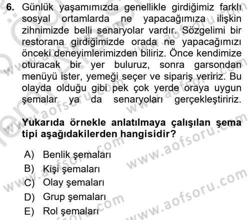 Sosyal Politika 1 Dersi 2025 - 2026 Yılı (Vize) Ara Sınav Soruları 6. Soru