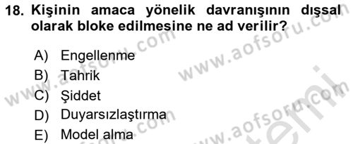 Sosyal Politika 1 Dersi 2025 - 2026 Yılı (Final) Dönem Sonu Sınav Soruları 18. Soru