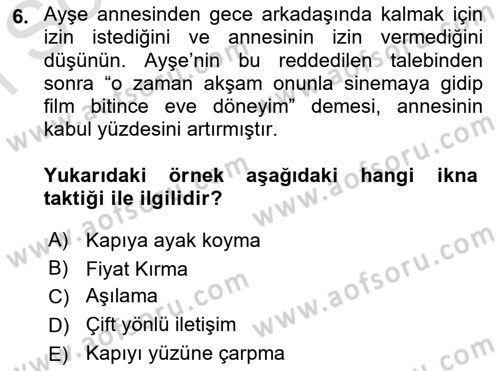 Sosyal Politika 1 Dersi 2025 - 2026 Yılı (Final) Dönem Sonu Sınav Soruları 6. Soru