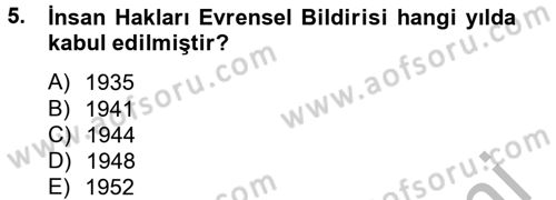 Sosyal Politika 2 Dersi 2012 - 2013 Yılı (Vize) Ara Sınav Soruları 5. Soru