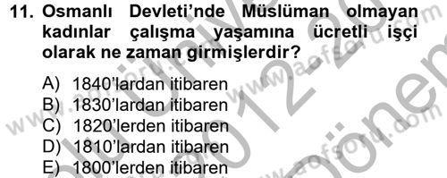 Sosyal Politika 2 Dersi 2012 - 2013 Yılı (Final) Dönem Sonu Sınav Soruları 11. Soru