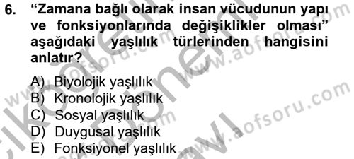 Sosyal Politika 2 Dersi 2012 - 2013 Yılı (Final) Dönem Sonu Sınav Soruları 6. Soru