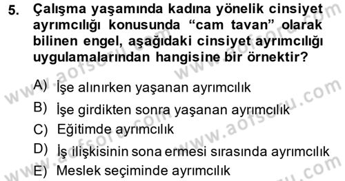 Sosyal Politika 2 Dersi 2013 - 2014 Yılı (Final) Dönem Sonu Sınav Soruları 5. Soru