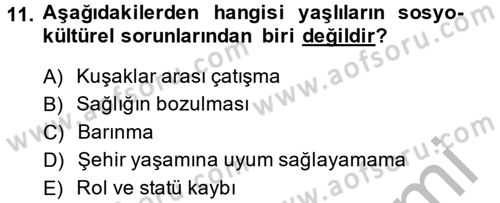 Sosyal Politika 2 Dersi 2014 - 2015 Yılı (Vize) Ara Sınav Soruları 11. Soru