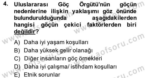 Sosyal Politika 2 Dersi 2014 - 2015 Yılı (Final) Dönem Sonu Sınav Soruları 4. Soru