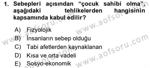 Sosyal Politika 2 Dersi 2015 - 2016 Yılı (Vize) Ara Sınav Soruları 1. Soru