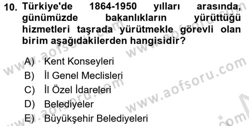 Sosyal Politika 2 Dersi 2015 - 2016 Yılı (Final) Dönem Sonu Sınav Soruları 10. Soru