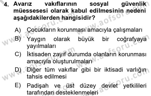 Sosyal Politika 2 Dersi 2016 - 2017 Yılı (Vize) Ara Sınav Soruları 4. Soru