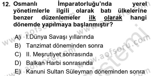 Sosyal Politika 2 Dersi 2016 - 2017 Yılı (Final) Dönem Sonu Sınav Soruları 12. Soru