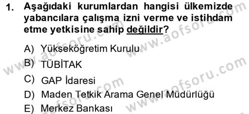 Çalışma Ekonomisi 2 Dersi 2013 - 2014 Yılı (Vize) Ara Sınav Soruları 1. Soru