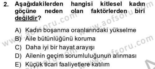 Çalışma Ekonomisi 2 Dersi 2014 - 2015 Yılı (Vize) Ara Sınav Soruları 2. Soru