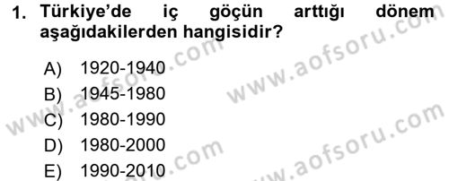 Çalışma Ekonomisi 2 Dersi 2016 - 2017 Yılı (Vize) Ara Sınav Soruları 1. Soru
