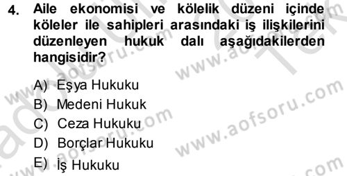 Çalışma İlişkileri Dersi 2013 - 2014 Yılı Tek Ders Sınav Soruları 4. Soru