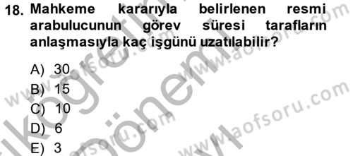 Çalışma İlişkileri Dersi 2014 - 2015 Yılı (Final) Dönem Sonu Sınav Soruları 18. Soru