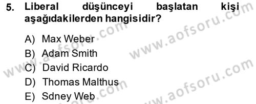 Çalışma İlişkileri Dersi 2014 - 2015 Yılı Tek Ders Sınav Soruları 5. Soru
