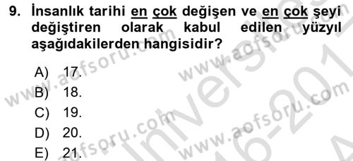 Çalışma İlişkileri Dersi Ara Sınavı Deneme Sınav Soruları 9. Soru