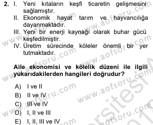 Çalışma İlişkileri Dersi 2017 - 2018 Yılı (Vize) Ara Sınav Soruları 2. Soru