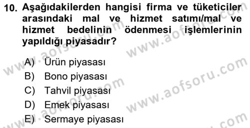 Çalışma İlişkileri Dersi 2023 - 2024 Yılı (Vize) Ara Sınav Soruları 10. Soru
