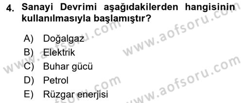 Çalışma İlişkileri Dersi 2023 - 2024 Yılı (Vize) Ara Sınav Soruları 4. Soru
