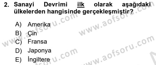 Çalışma İlişkileri Dersi 2023 - 2024 Yılı (Final) Dönem Sonu Sınav Soruları 2. Soru