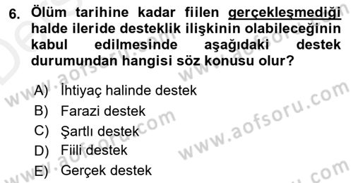 İş Sağlığı ve Güvenliği Dersi 2015 - 2016 Yılı Tek Ders Sınav Soruları 6. Soru