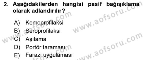 İş Sağlığı ve Güvenliği Dersi 2025 - 2026 Yılı (Final) Dönem Sonu Sınav Soruları 2. Soru