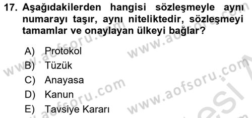 İş Sağlığı ve Güvenliği -x Dersi 2020 - 2021 Yılı Yaz Okulu Sınav Soruları 17. Soru