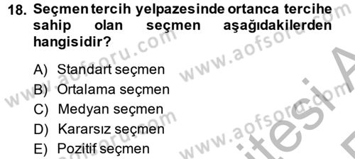 Gelir Dağılımı ve Yoksulluk Dersi 2013 - 2014 Yılı (Vize) Ara Sınav Soruları 18. Soru