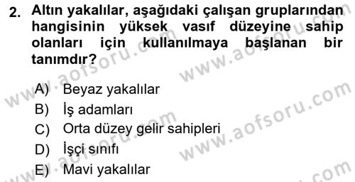 Gelir Dağılımı ve Yoksulluk Dersi 2018 - 2019 Yılı Yaz Okulu Sınav Soruları 2. Soru