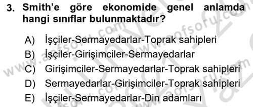 Gelir Dağılımı ve Yoksulluk Dersi 2021 - 2022 Yılı Yaz Okulu Sınav Soruları 3. Soru