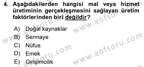 Gelir Dağılımı ve Yoksulluk Dersi 2023 - 2024 Yılı (Final) Dönem Sonu Sınav Soruları 4. Soru